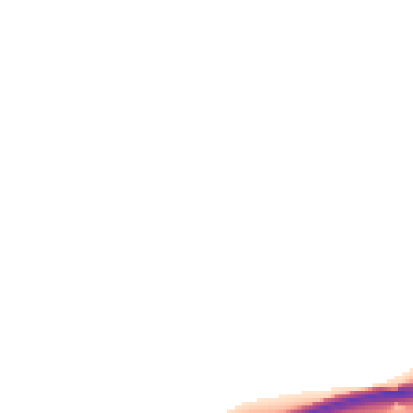 Night-time road noise heatmap for LE7 7JD
