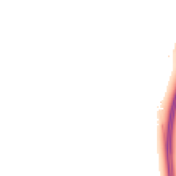 Night-time road noise heatmap for LE7 7RZ