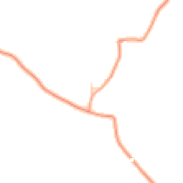 Daytime road noise heatmap for LE7 9DA