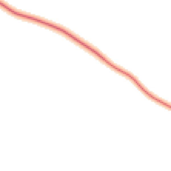 Daytime road noise heatmap for LE7 9DL
