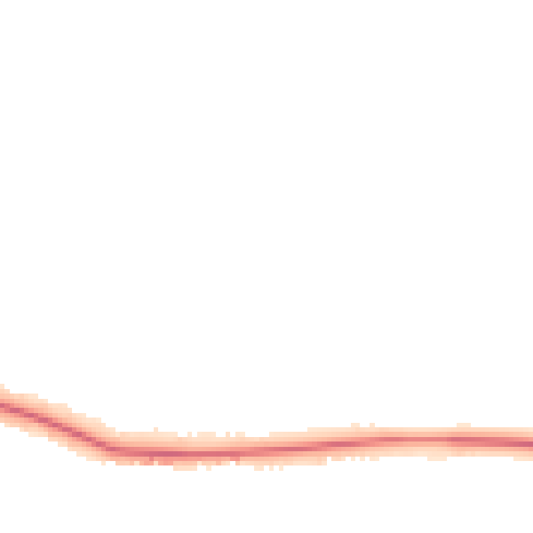 Night-time road noise heatmap for LE7 9NE