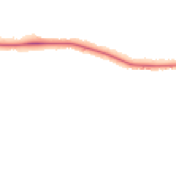 Night-time road noise heatmap for LE7 9PN