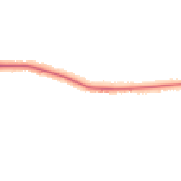 Night-time road noise heatmap for LE7 9QF