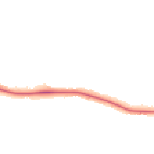 Night-time road noise heatmap for LE7 9RA
