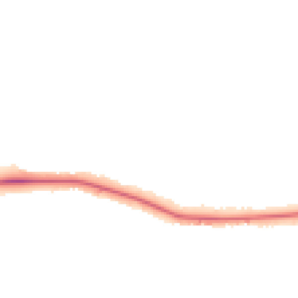 Night-time road noise heatmap for LE7 9SR