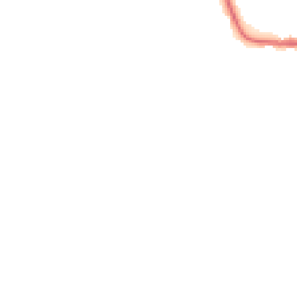 Night-time road noise heatmap for LE8 0JL
