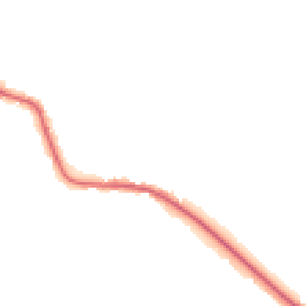Night-time road noise heatmap for LE8 0LX