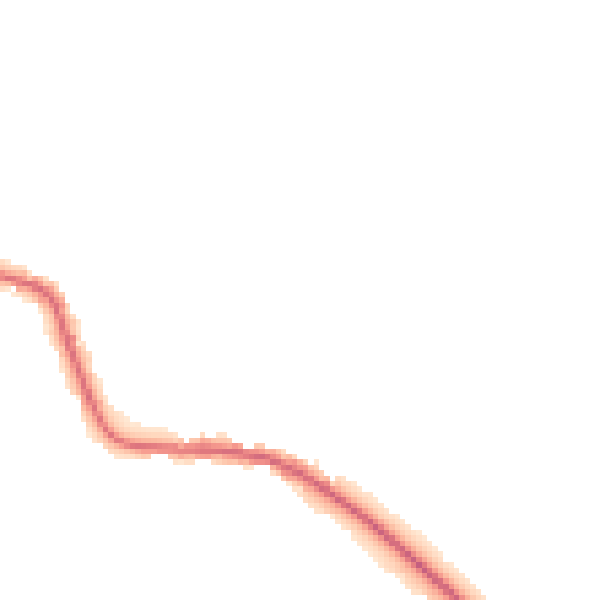 Night-time road noise heatmap for LE8 0LZ