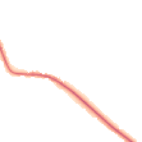 Night-time road noise heatmap for LE8 0NS