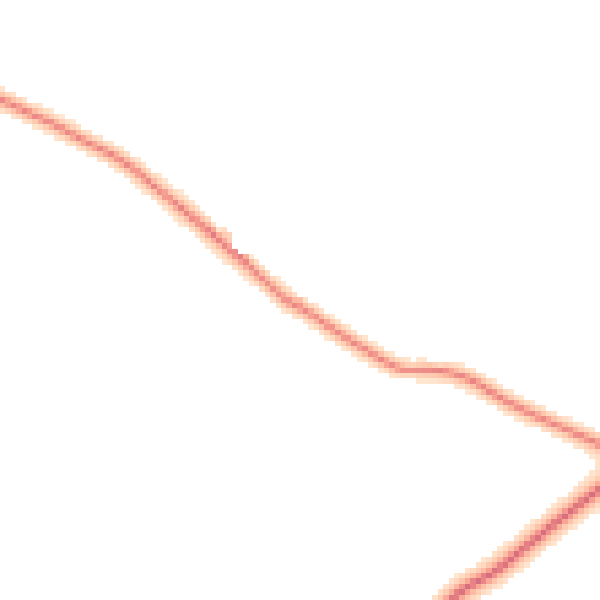 Daytime road noise heatmap for LE8 0PB