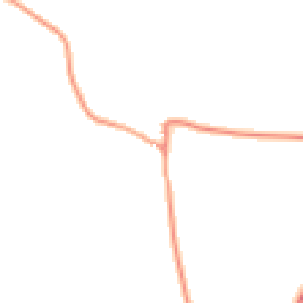 Daytime road noise heatmap for LE8 0PH