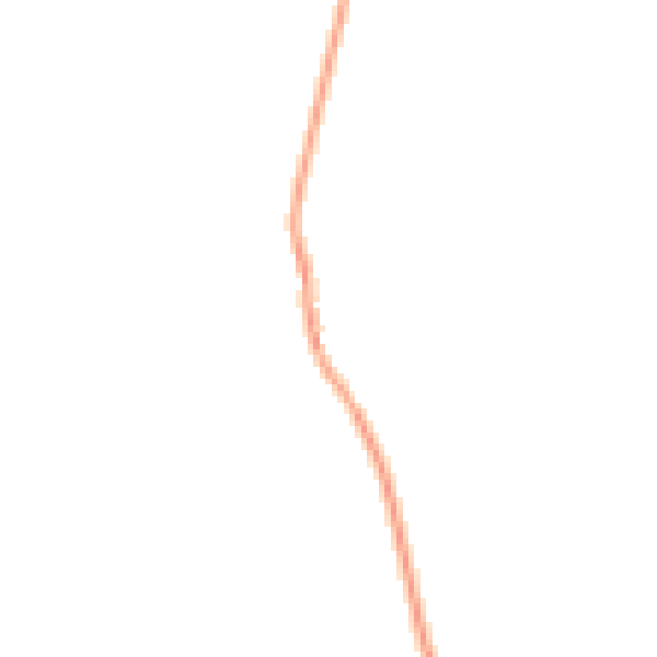 Night-time road noise heatmap for LE8 0PN