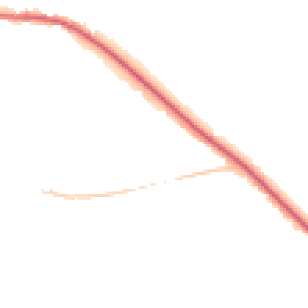 Night-time road noise heatmap for LE8 0SA