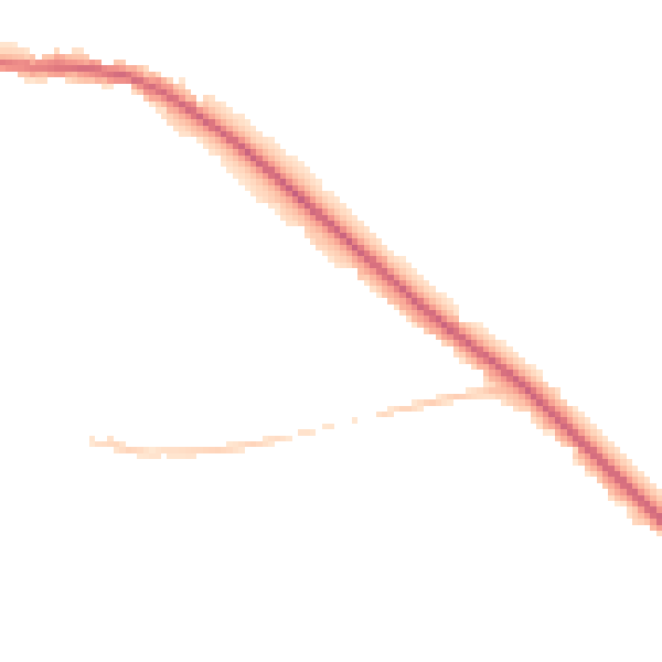 Night-time road noise heatmap for LE8 0SB