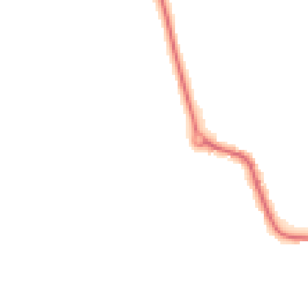 Night-time road noise heatmap for LE8 0XH