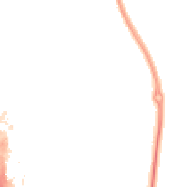Night-time road noise heatmap for LE8 6ZW