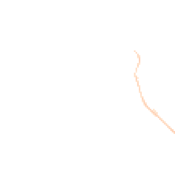 Night-time road noise heatmap for LE8 8AD