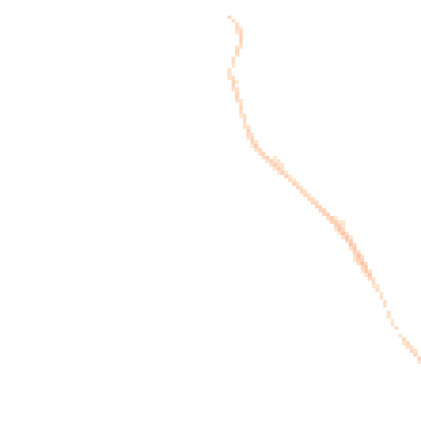 Night-time road noise heatmap for LE8 8AE