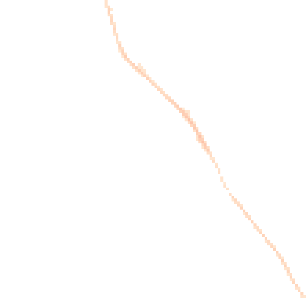 Night-time road noise heatmap for LE8 8UJ
