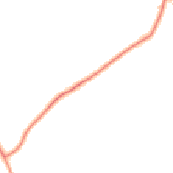 Daytime road noise heatmap for LE8 9DP