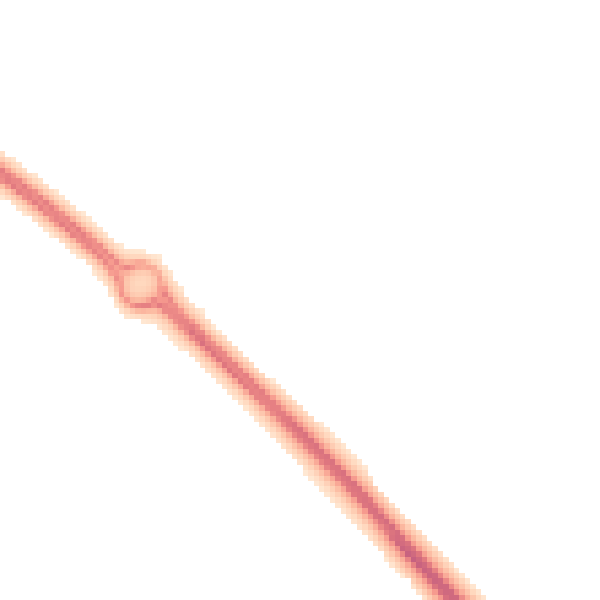 Night-time road noise heatmap for LE8 9HA