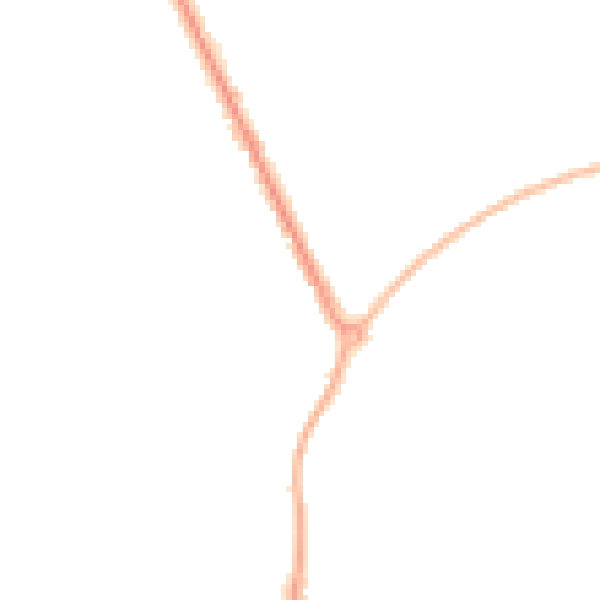 Night-time road noise heatmap for LN1 3TY
