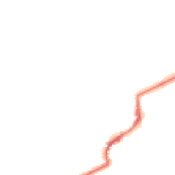 Night-time road noise heatmap for LN2 1QS