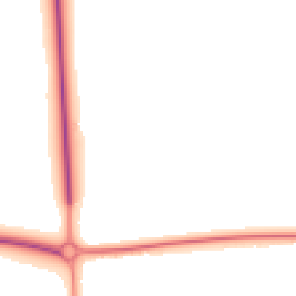 Night-time road noise heatmap for LN2 2EN