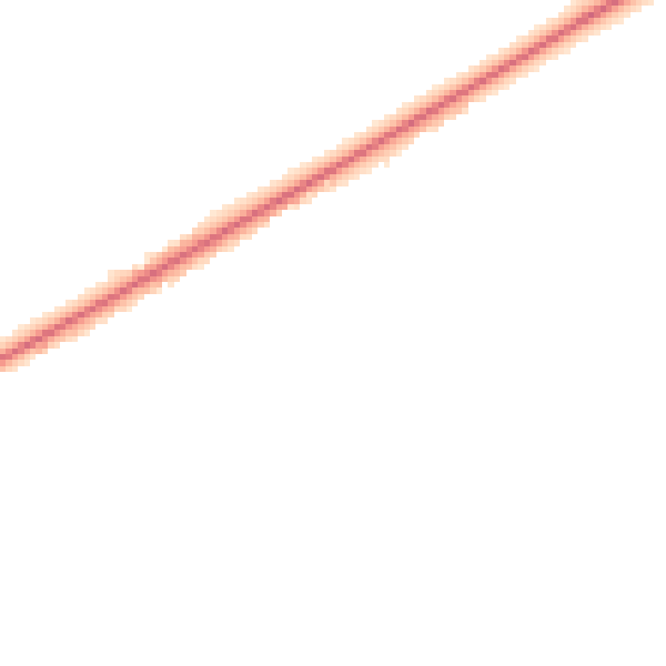 Night-time road noise heatmap for LN2 4GA