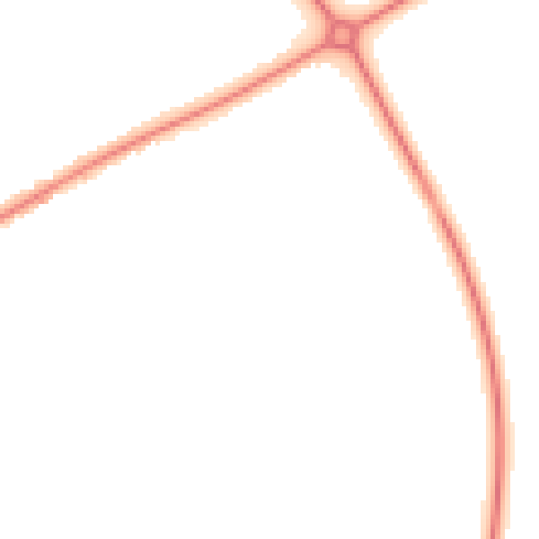 Night-time road noise heatmap for LN2 4ZB
