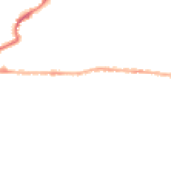 Night-time road noise heatmap for LN2 5BW