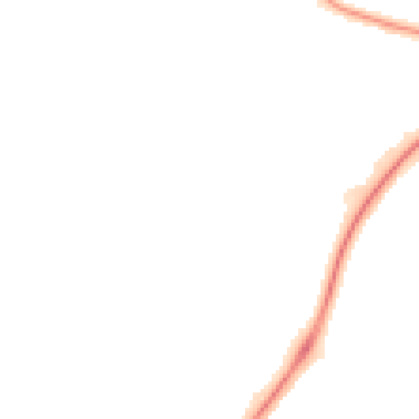 Night-time road noise heatmap for LN6 0AL