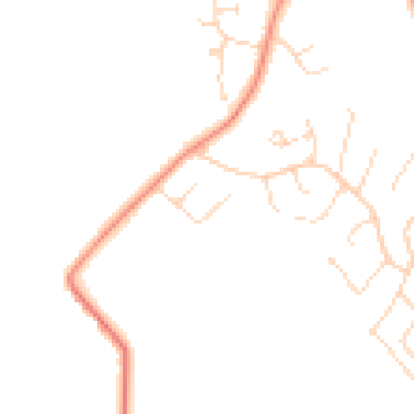 Daytime road noise heatmap for LN6 4RJ