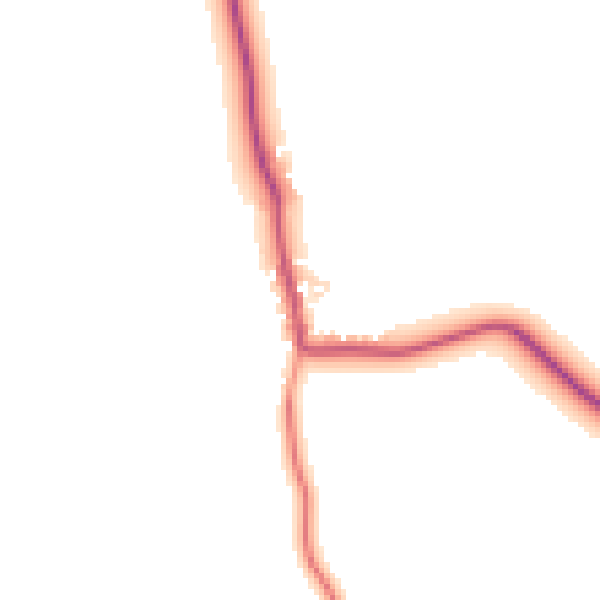 Daytime road noise heatmap for LN6 4RT