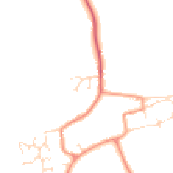 Daytime road noise heatmap for LN6 5AT