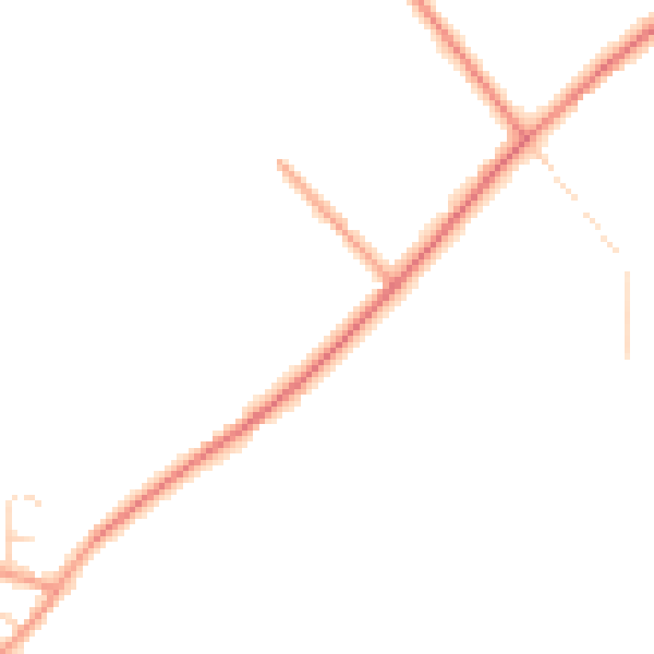 Daytime road noise heatmap for LN6 9DN