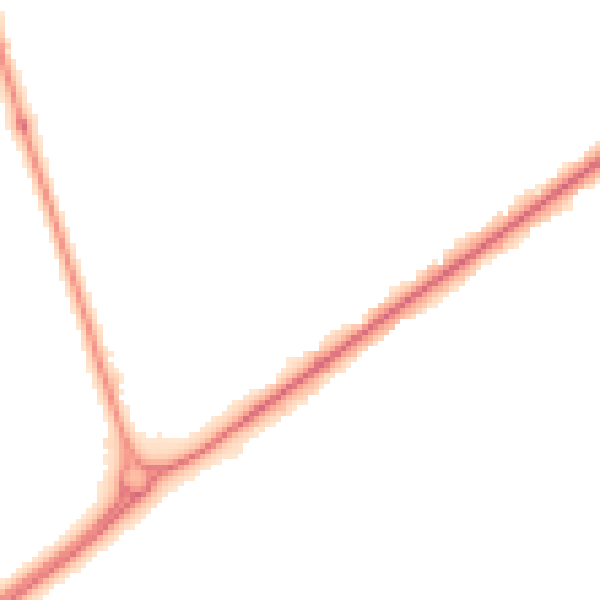 Night-time road noise heatmap for LN6 9GP