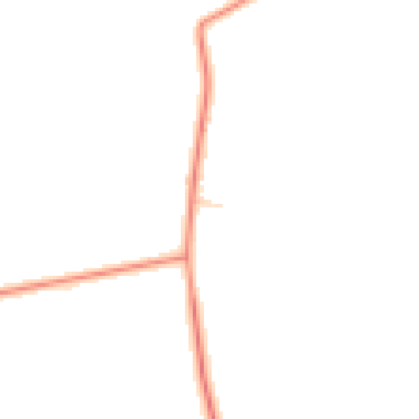 Daytime road noise heatmap for LN6 9HX