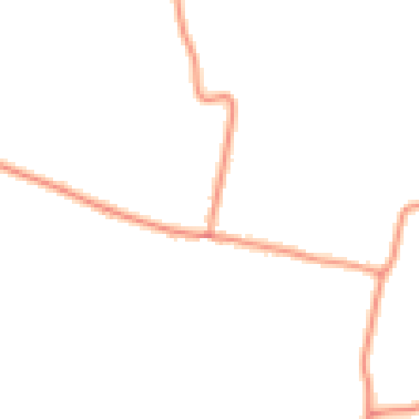 Daytime road noise heatmap for LN6 9JT