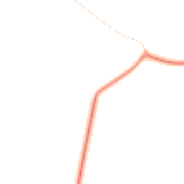 Daytime road noise heatmap for LN6 9LE