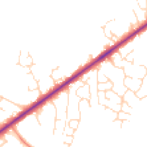 Daytime road noise heatmap for LN6 9LR