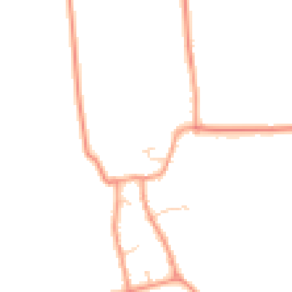 Daytime road noise heatmap for LN6 9NA