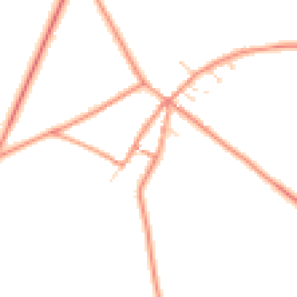 Daytime road noise heatmap for LN6 9XF