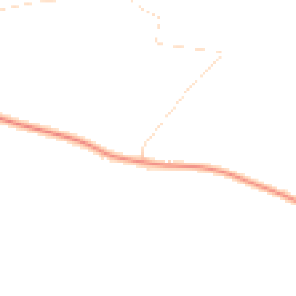 Daytime road noise heatmap for LN6 9YY
