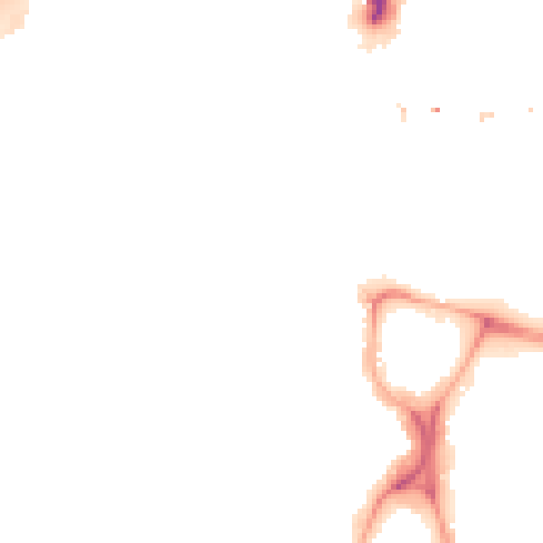 Night-time road noise heatmap for LS1 4FB