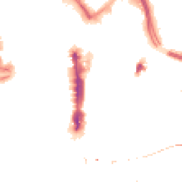 Night-time road noise heatmap for LS1 5JS