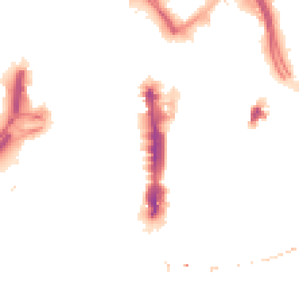 Night-time road noise heatmap for LS1 5PZ