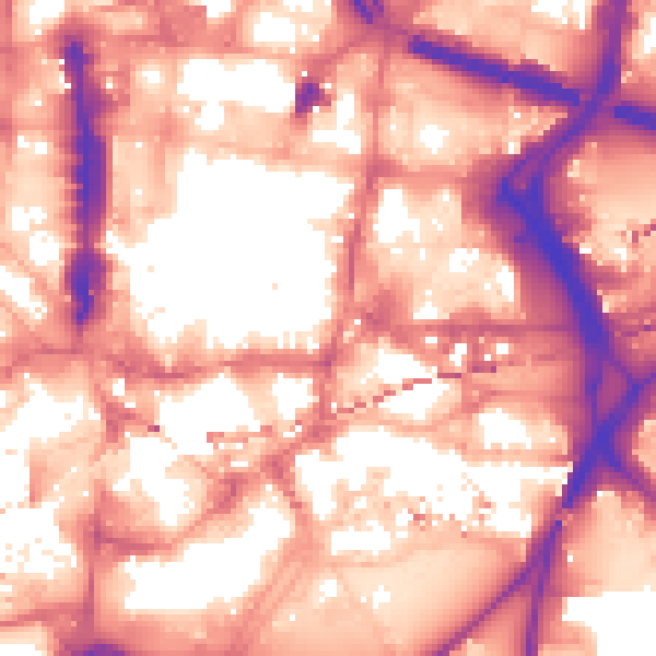 Daytime road noise heatmap for LS1 6DG