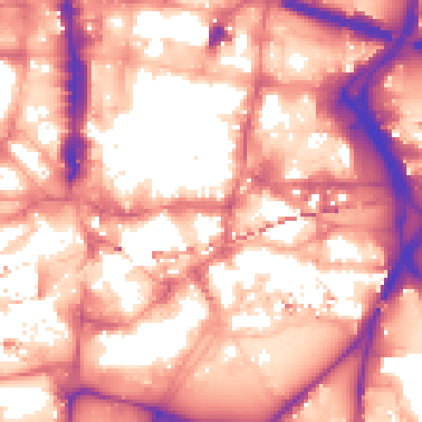 Daytime road noise heatmap for LS1 6DL