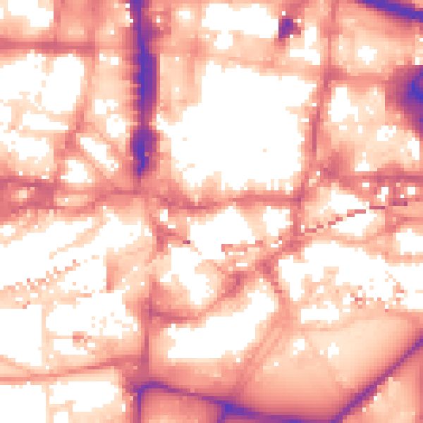 Daytime road noise heatmap for LS1 6EA